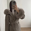 The Iconic Wool Coat with Detachable Fox Fur Trim